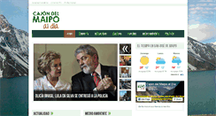 Desktop Screenshot of cajondelmaipoaldia.com